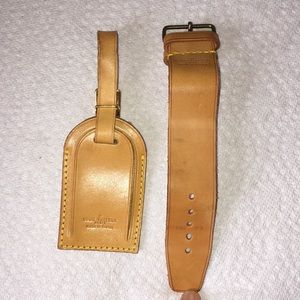 Louis Vuitton Luggage Tag and Poignet